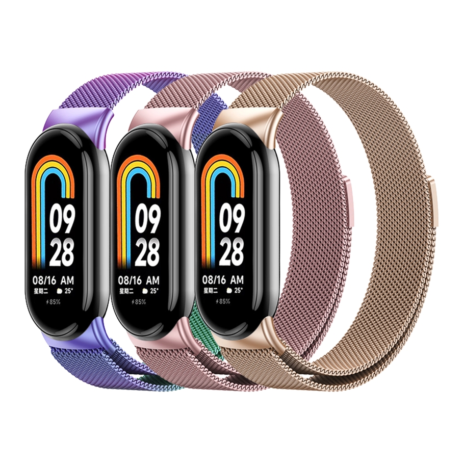 Ремінець для Xiaomi Mi Band 8/9/10 Milanese Loop Colorful - Зображення 2