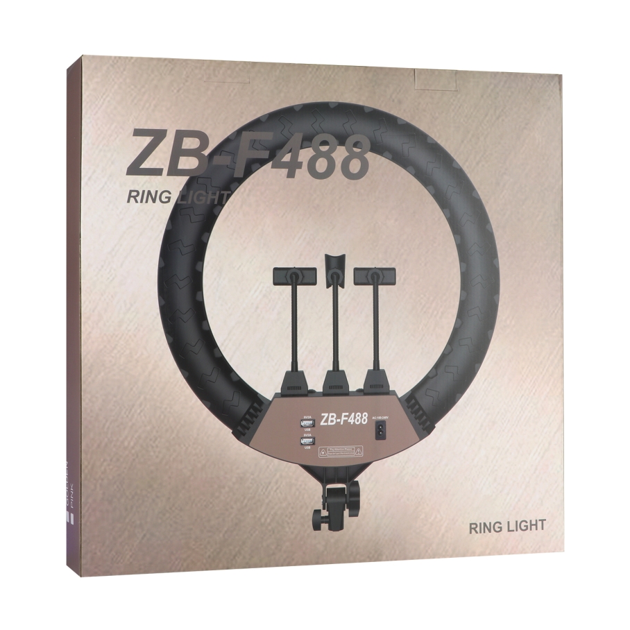 Лампа Ring Light 56cm Remote Bag ZB-F488 Original М'ята упаковка Чорний - Зображення 2