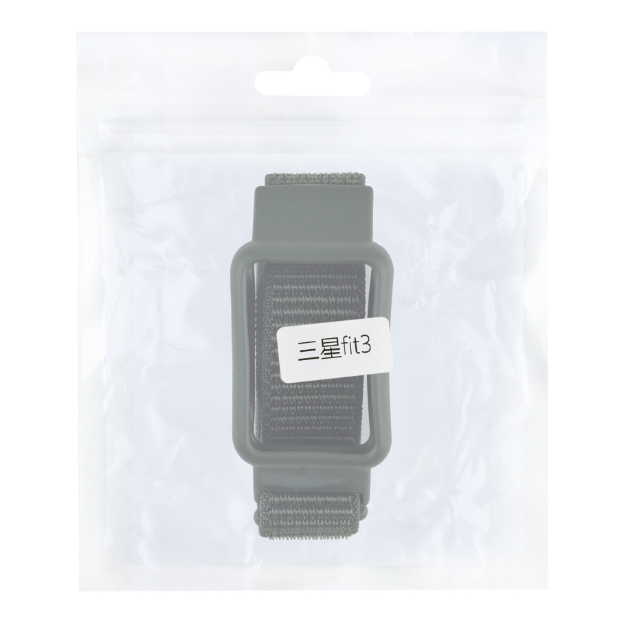 Ремінець для Samsung Galaxy Fit 3 (R390) Nylon Army Green - Зображення 3