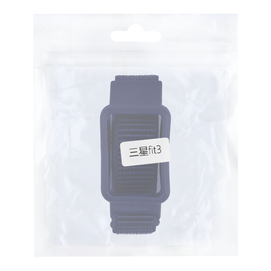Ремінець для Samsung Galaxy Fit 3 (R390) Nylon Indigo Blue - Зображення 3