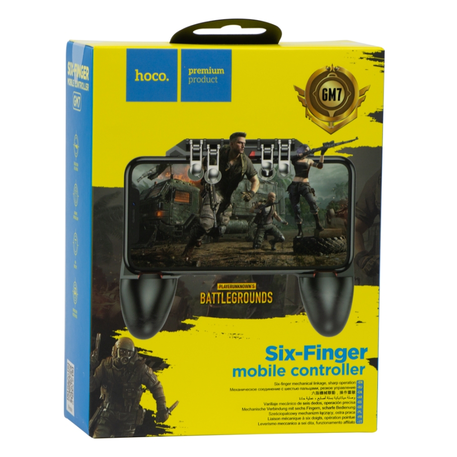Механічний Геймпад Hoco GM7 Eagle Six Finger Чорний - Зображення 3