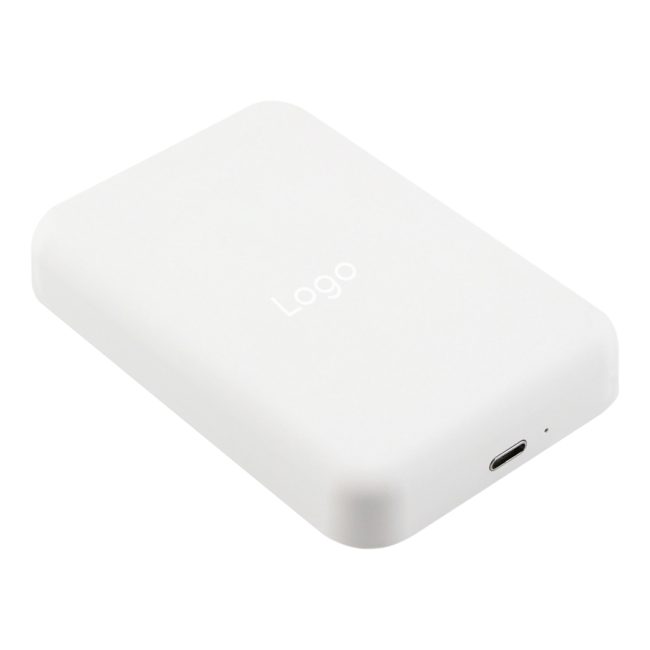 Power Bank For IP Magnetic Battery Pack 5000mAh Logo Бiлий