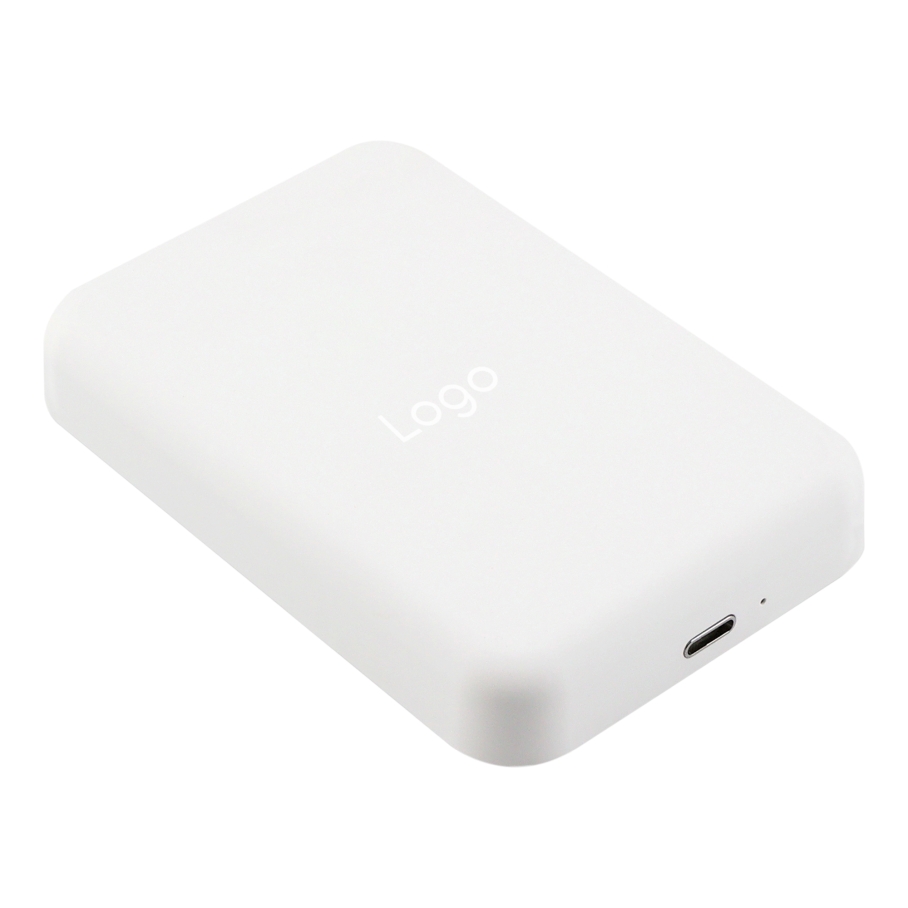 Power Bank For IP Magnetic Battery Pack 5000mAh Logo Бiлий