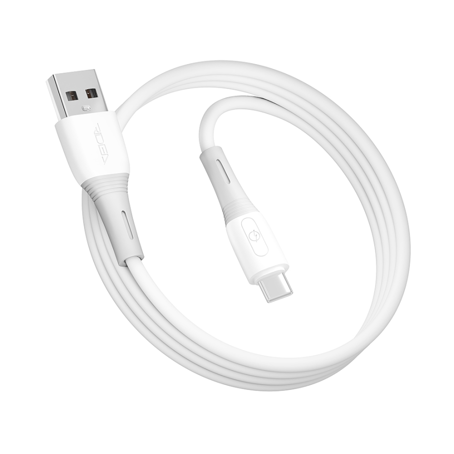 Кабель USB Ridea RC-SI35 SiliconePro Type-C 3A Бiлий