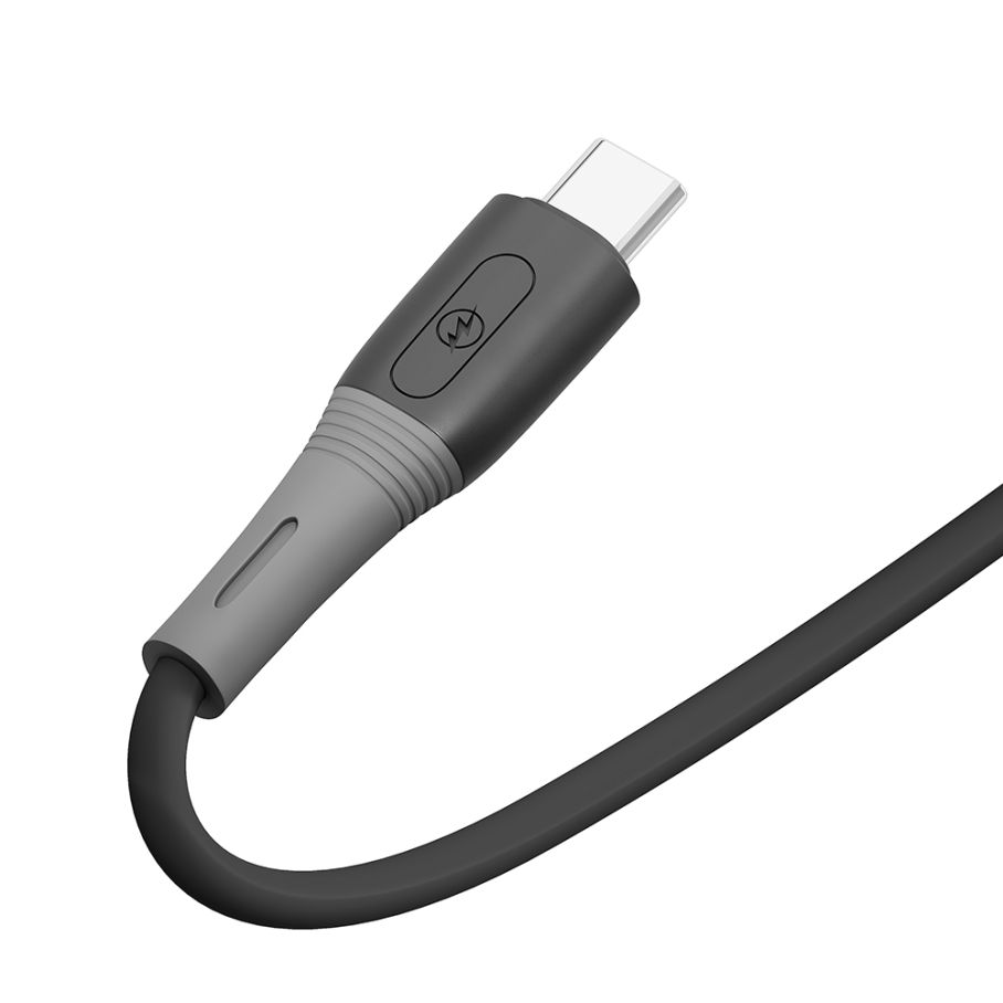 Кабель USB Ridea RC-SI35 SiliconePro Type-C 3A Чорний - Зображення 4