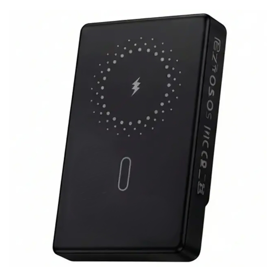 Універсальна Мобільна Батарея Power Bank Hoco DB102 Kuzhou 22.5W magnetic wireless charging with cable 10000mAh Чорний - Зображення 3