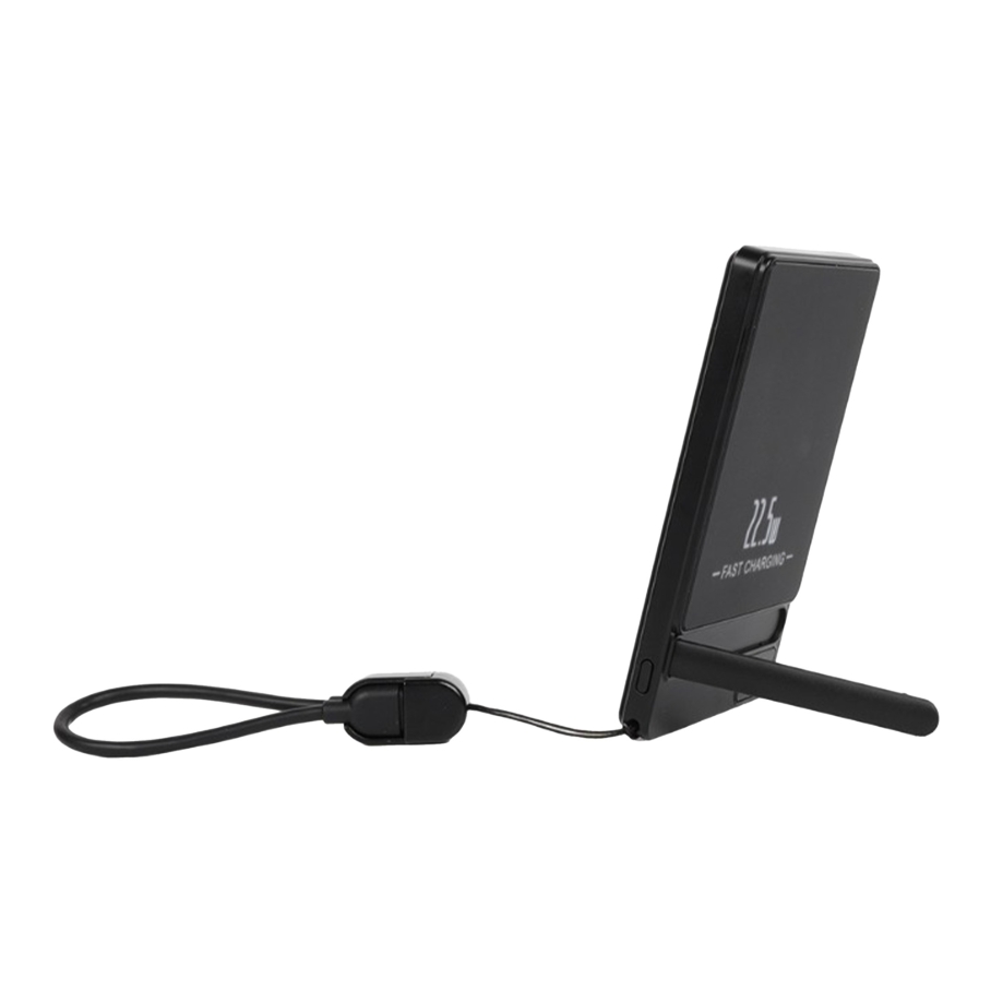 Універсальна Мобільна Батарея Power Bank Hoco DB102 Kuzhou 22.5W magnetic wireless charging with cable 10000mAh Чорний