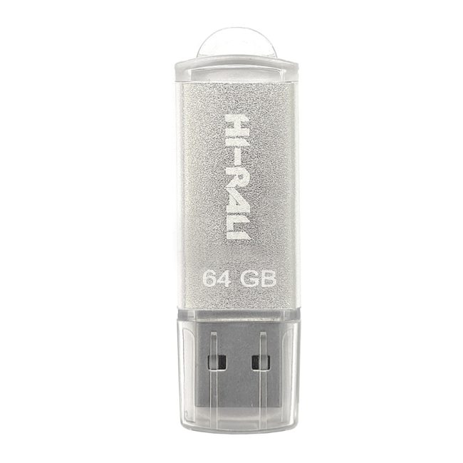 USB флеш-накопичувач Hi-Rali Rocket 64gb Сталевий