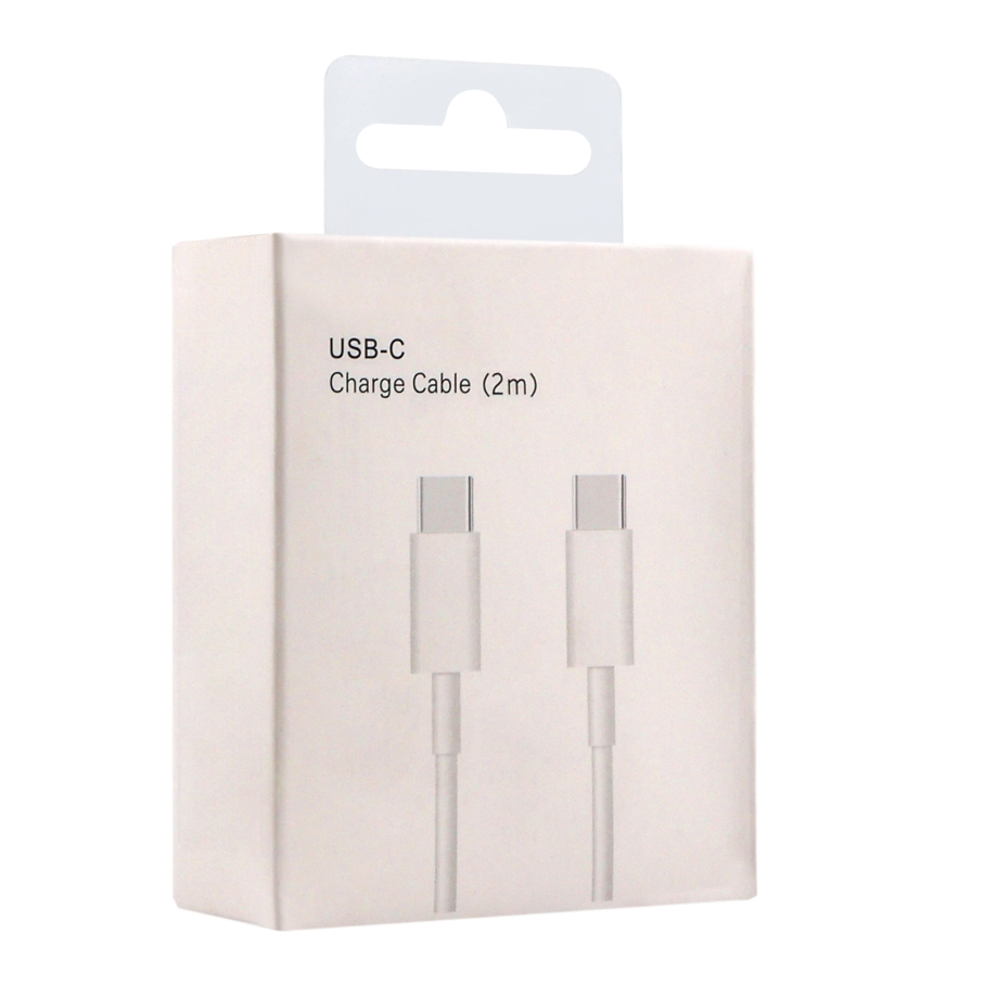 USB For IP Type-C to Type-C 2m 1:1 Бiлий - Зображення 2