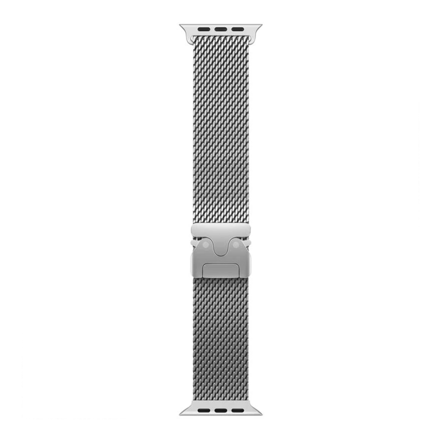 Ремінець для Apple Watch Milanese Clasp 42/44/45/49 mm Silver
