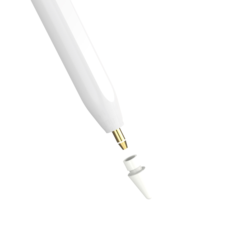 Стилус XO ST-05 iPad 2-Gen Wireless Charging Pen Білий - Зображення 3