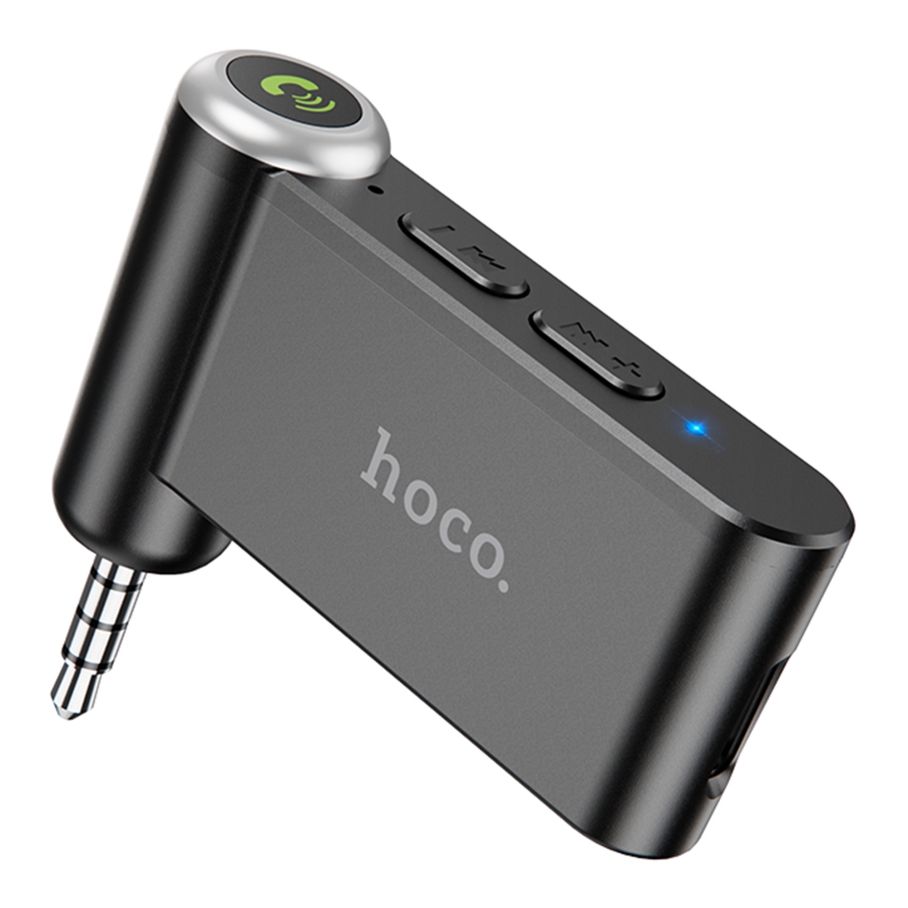 FM-трансмітер Hoco E58 AUX Receiver/Bluetooth 5.0/Battery 140mAh Чорний
