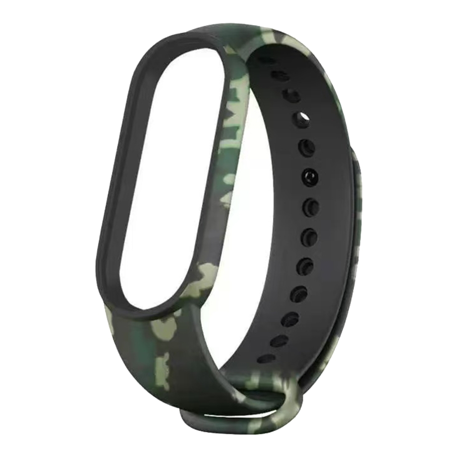 Ремінець для Xiaomi Mi Band 5/6/7 Сamouflage Green