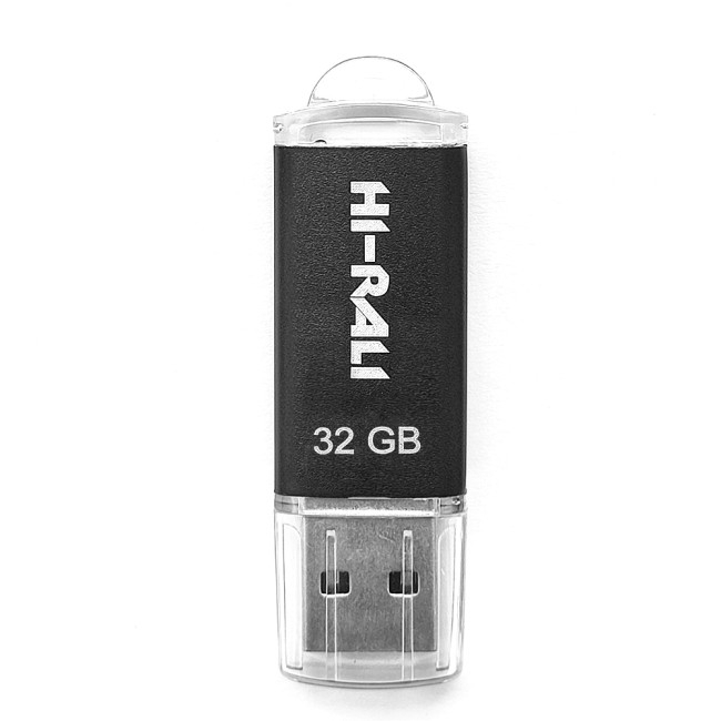 USB флеш-накопичувач Hi-Rali Rocket 32gb Чорний