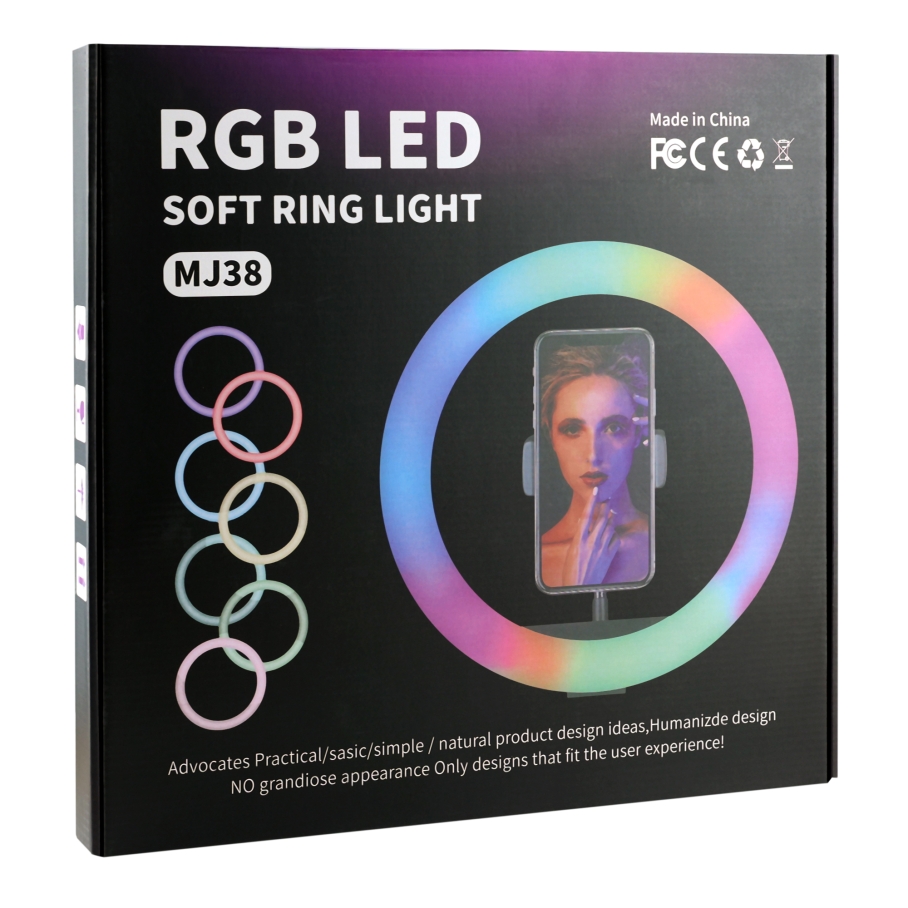 Лампа RGB MJ38 38cm уцінка Чорний - Зображення 2