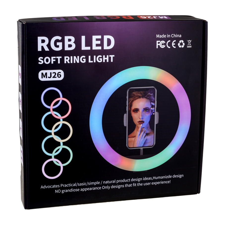 Лампа RGB MJ26 26cm Чорний - Зображення 2