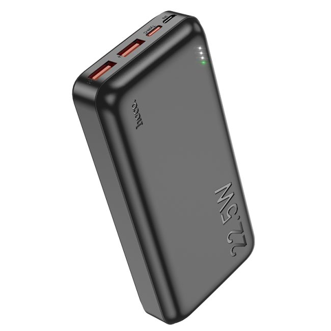 Універсальна Мобільна Батарея Power Bank Hoco J101A Astute 22.5W fully compatible 20000 mAh Чорний