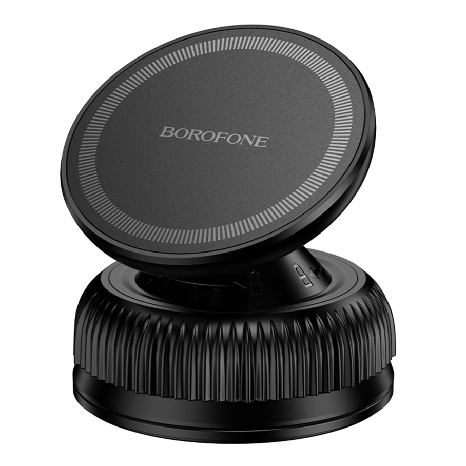 Автотримач Borofone BH139 Magnetic Ring/Vacuum Чорний