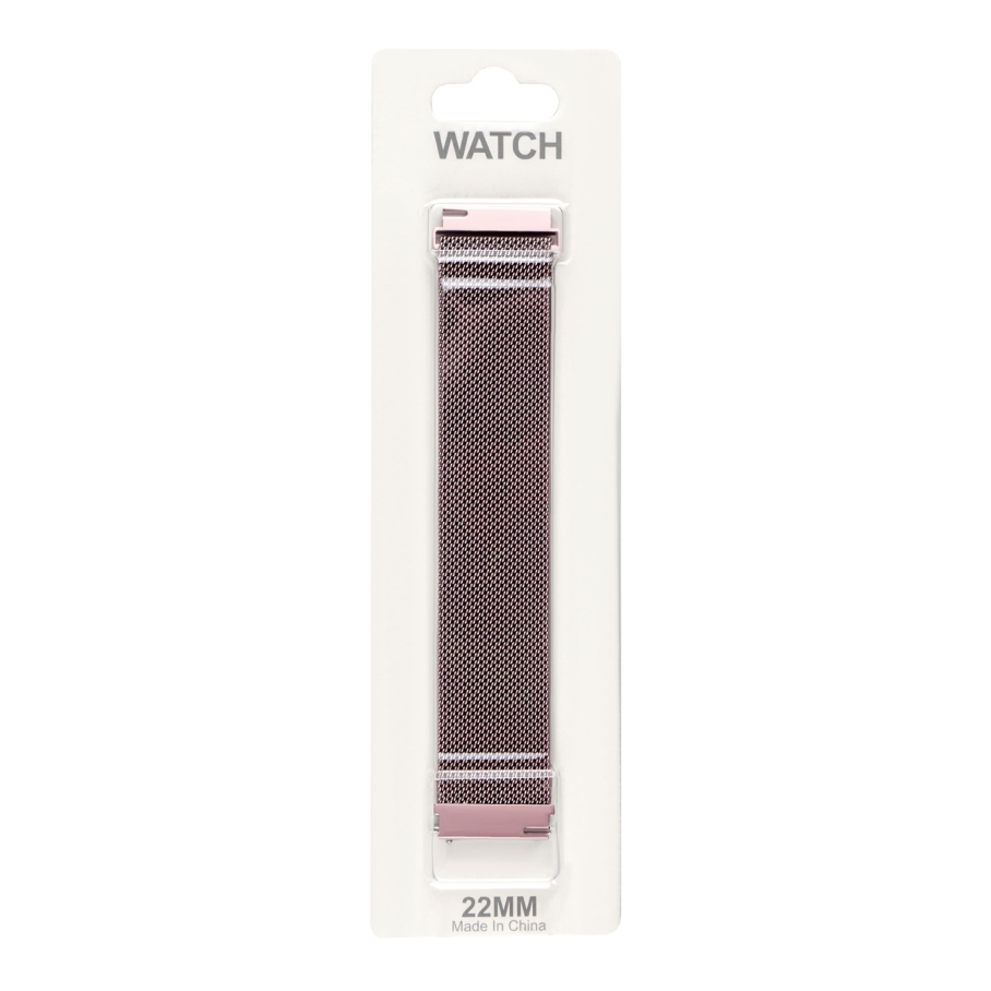 Ремінець Універс 22mm Milanese loop для Samsung/Amazfit/Huawei Pink - Зображення 3