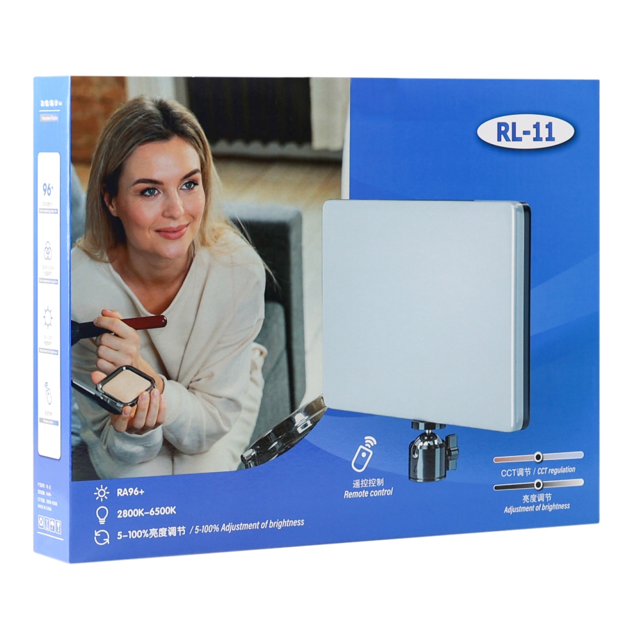 LED Панель Light 28cm Remote (RL-11) Чорний - Зображення 2