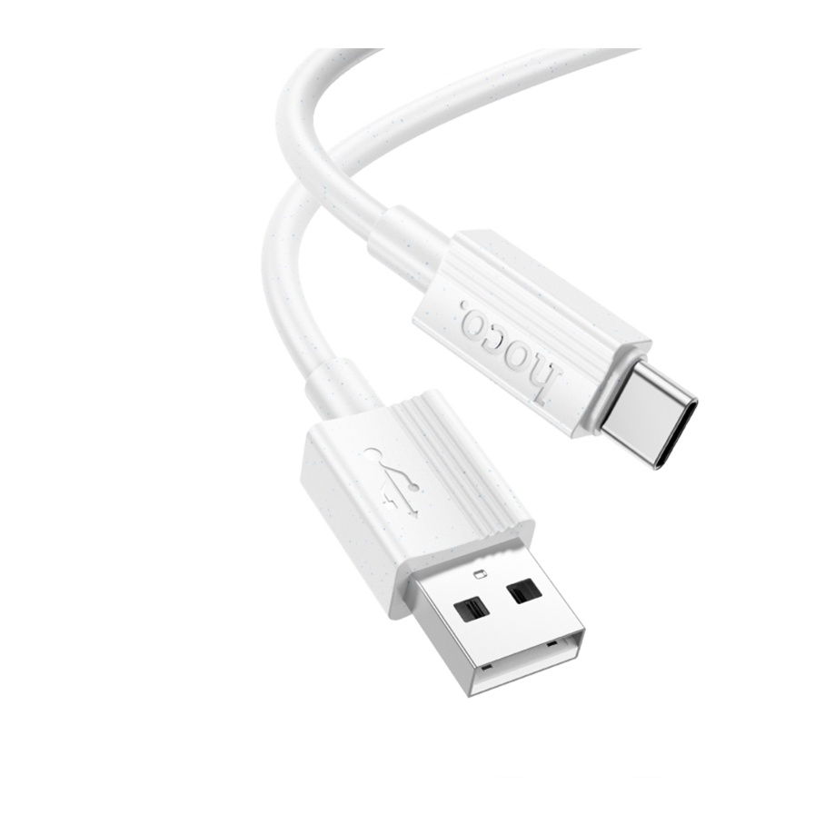 Кабель USB Hoco X107 Type-C 3A Бiлий