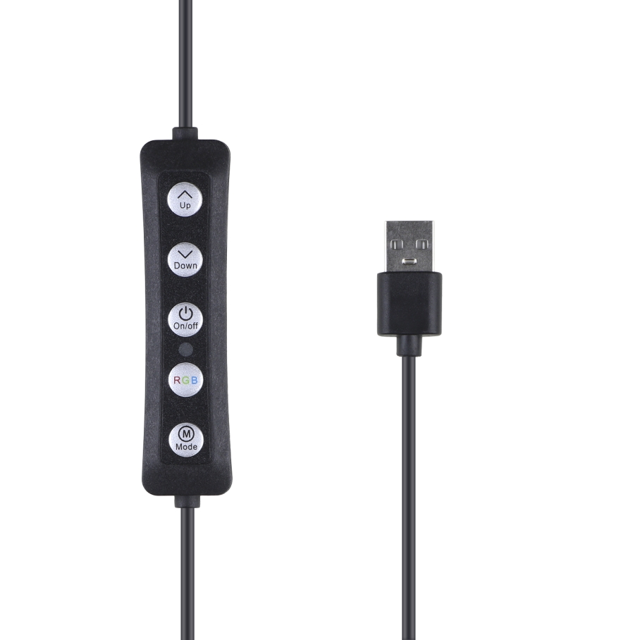 Лампа RGB JM33-13 33cm (Heart Style) Чорний - Зображення 4