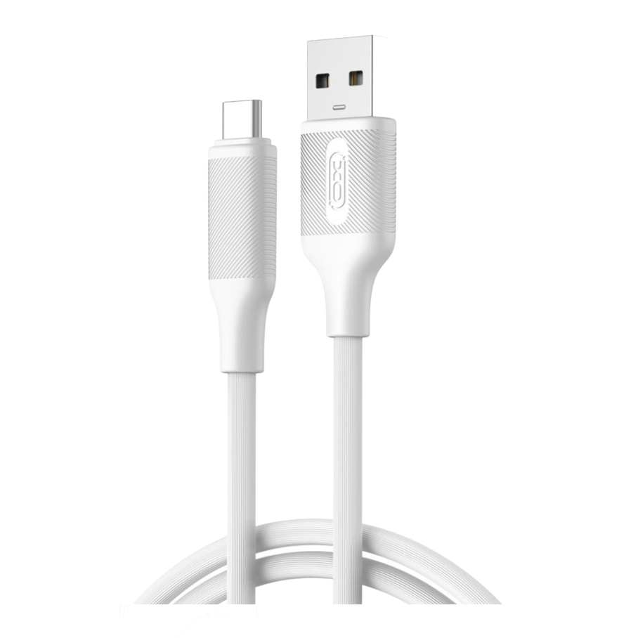 Кабель USB XO-NB265 Type-C 3A Бiлий
