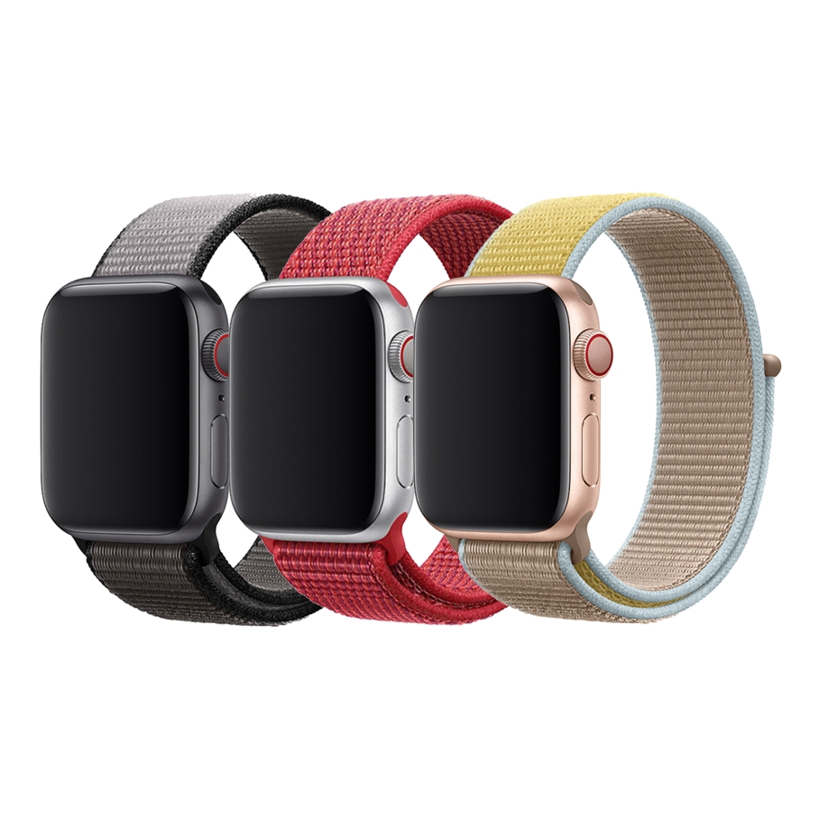 Ремінець для Apple Watch Nylon 42/44/45/49 mm Red - Зображення 2