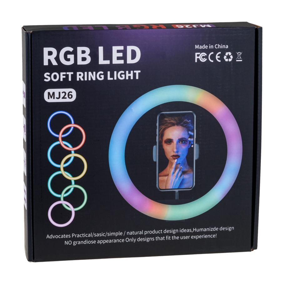 Лампа RGB MJ26 (remote) 26cm Чорний - Зображення 2