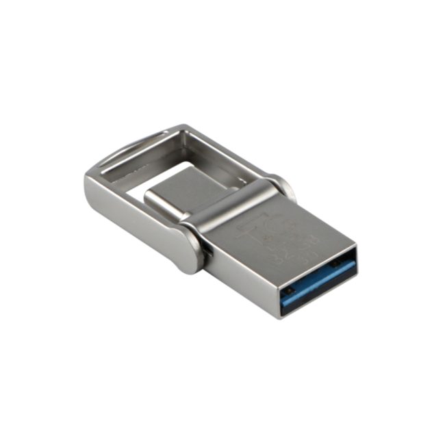 USB OTG флеш-накопичувач 3.0 Type C 32GB T&G металева серія 104 Сталевий