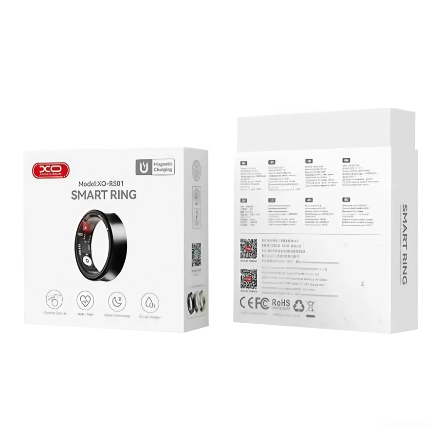 Смарт-кільце XO Smart Ring RS01 размер 10 (19,8mm) Сріблястий - Зображення 3