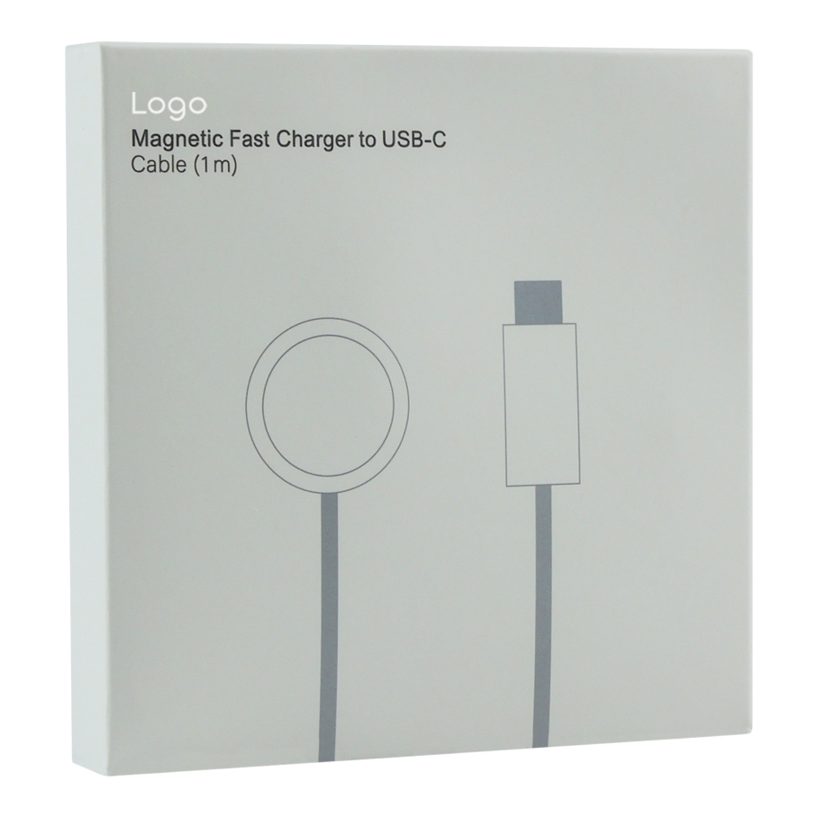 Бездротовий Зарядний Пристрій For IP Watch Magnetic USB-C 1:1 Бiлий - Зображення 2