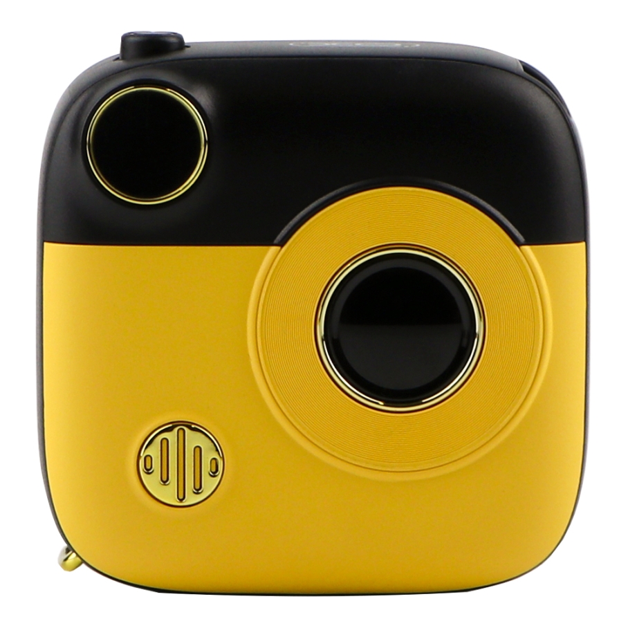 Універсальна Мобільна Батарея Power Bank XO PR223 Magnetic 15W mini camera digital display 10000mAh Чорний+жовтий