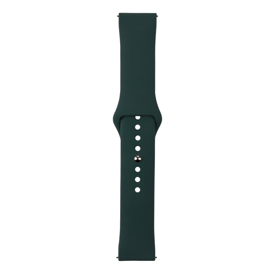 Ремінець Универс 22mm Silicone Original Button Design для Samsung/Amazfit/Huawei Cyprus Green