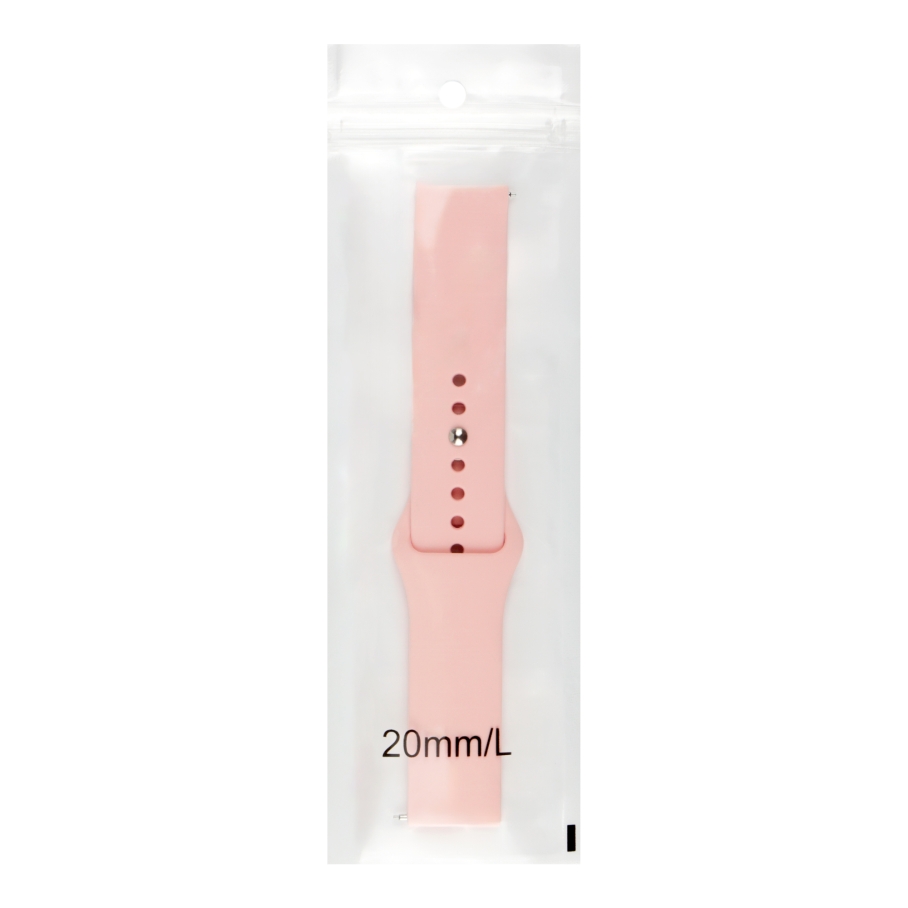 Ремінець Универс 20mm Silicone Original Button Design для Samsung/Amazfit/Huawei Elegant Purple - Зображення 3