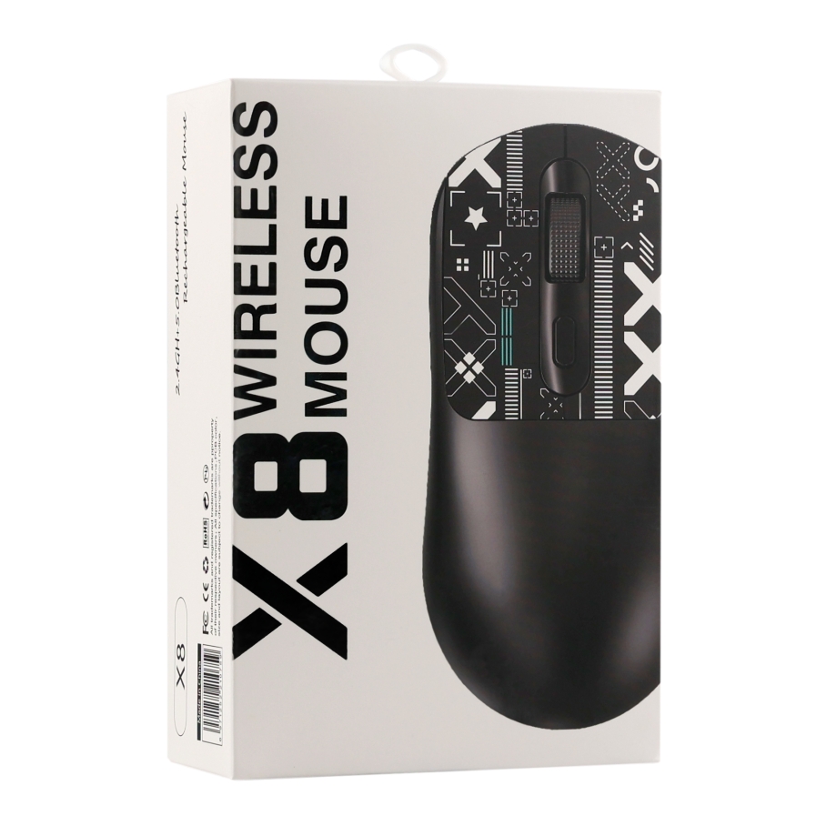 Бездротова Миша TWolf X8 2.4G + Bluetooth Чорний - Зображення 3