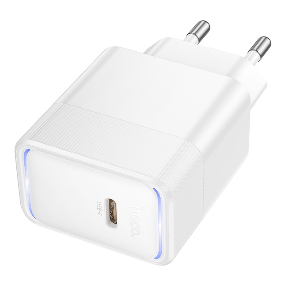 Мережевий Зарядний Пристрій Hoco CS113A 1USB-C PD3.2 40W/60W Бiлий - Зображення 3
