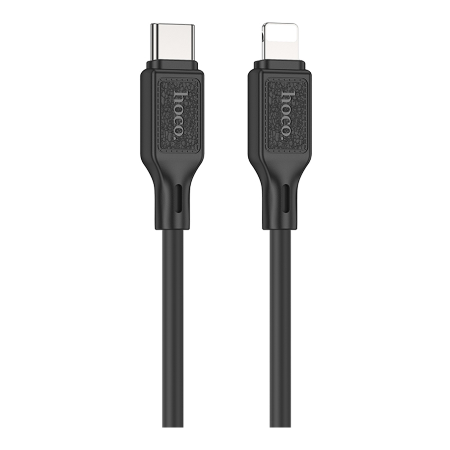 Кабель USB Hoco X90 Type-C to Lightning 20W Чорний
