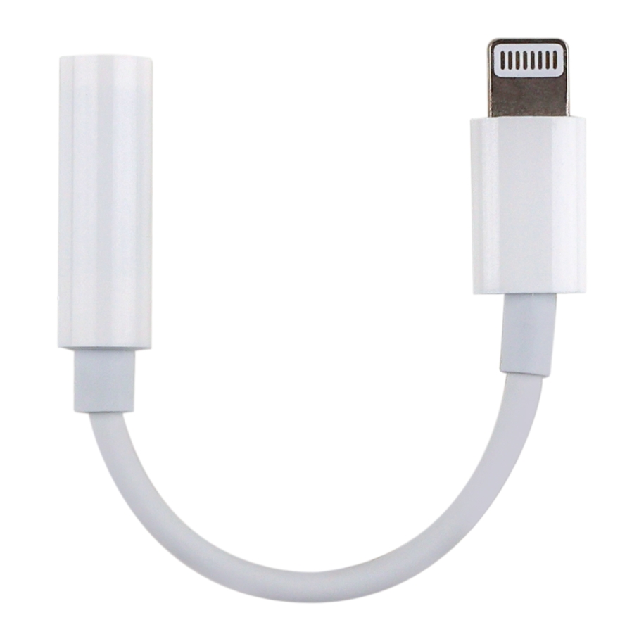 Aux For IP to 3.5 Jack 1:1 Бiлий