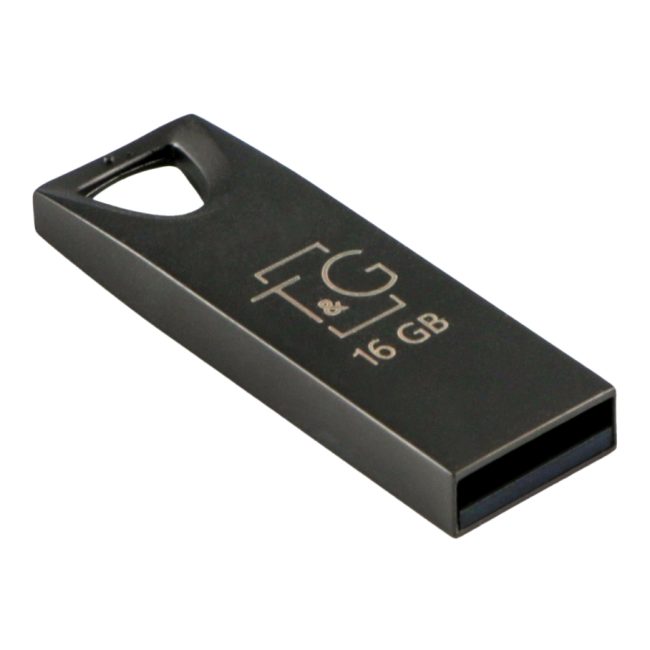 USB флеш-накопичувач T&G 16gb Metal 117 Чёрный