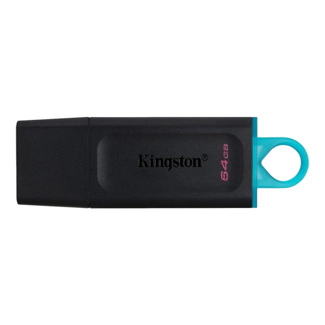 USB флеш-накопичувач 3.2 Kingston DataTraveler Exodia 64GB Чорно-Бірюзовий