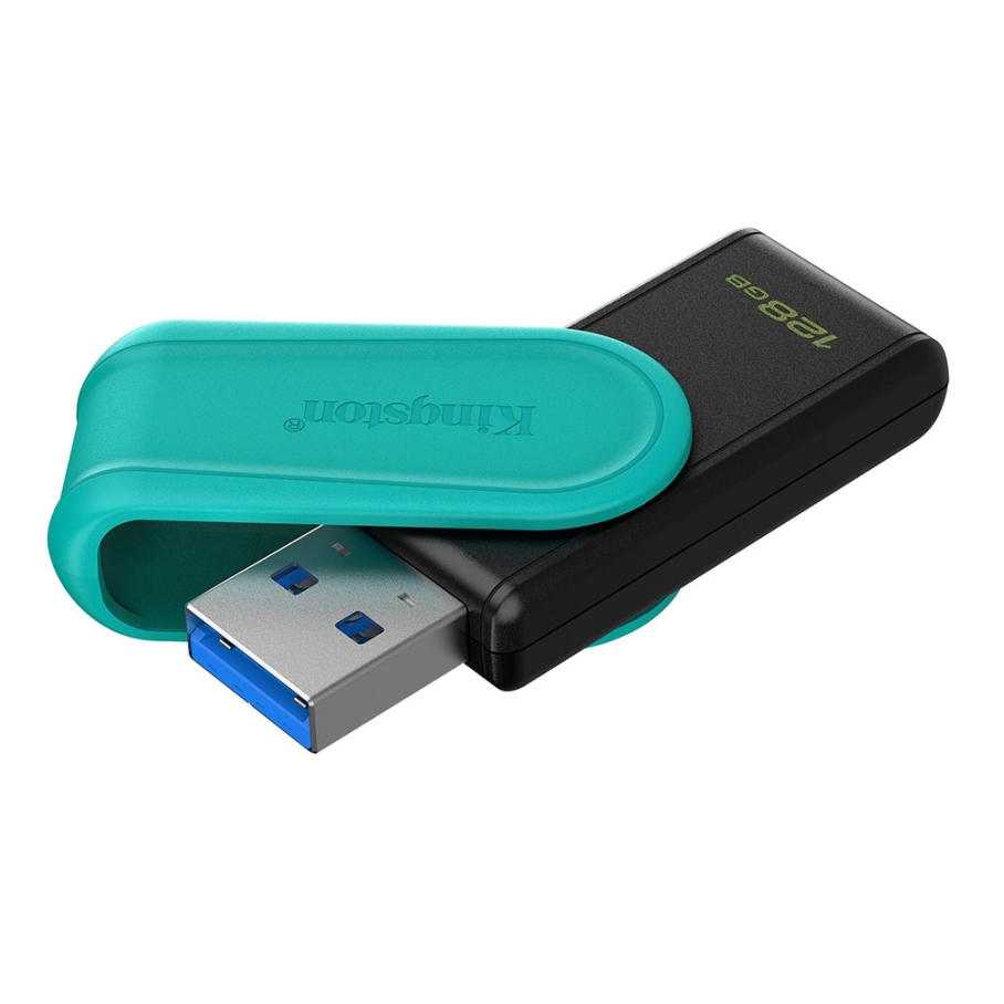 USB флеш-накопичувач 3.2 Kingston DT Exodia S 128GB Чорний/Бірюзовий