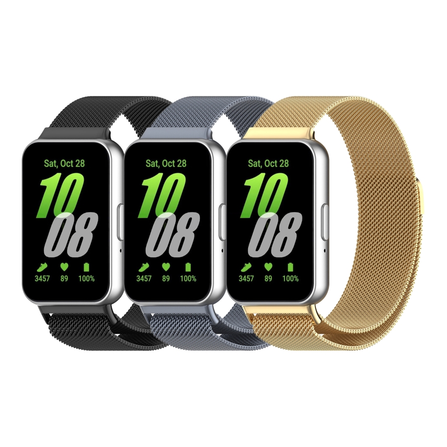 Ремінець для Samsung Galaxy Fit 3 (R390) Milanese Loop Gold - Зображення 2