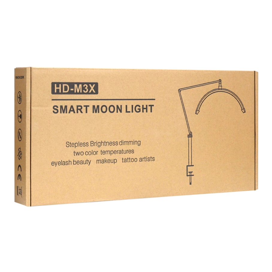 LED Лампа Moon На Струбцині M3X 16" Чорний - Зображення 2