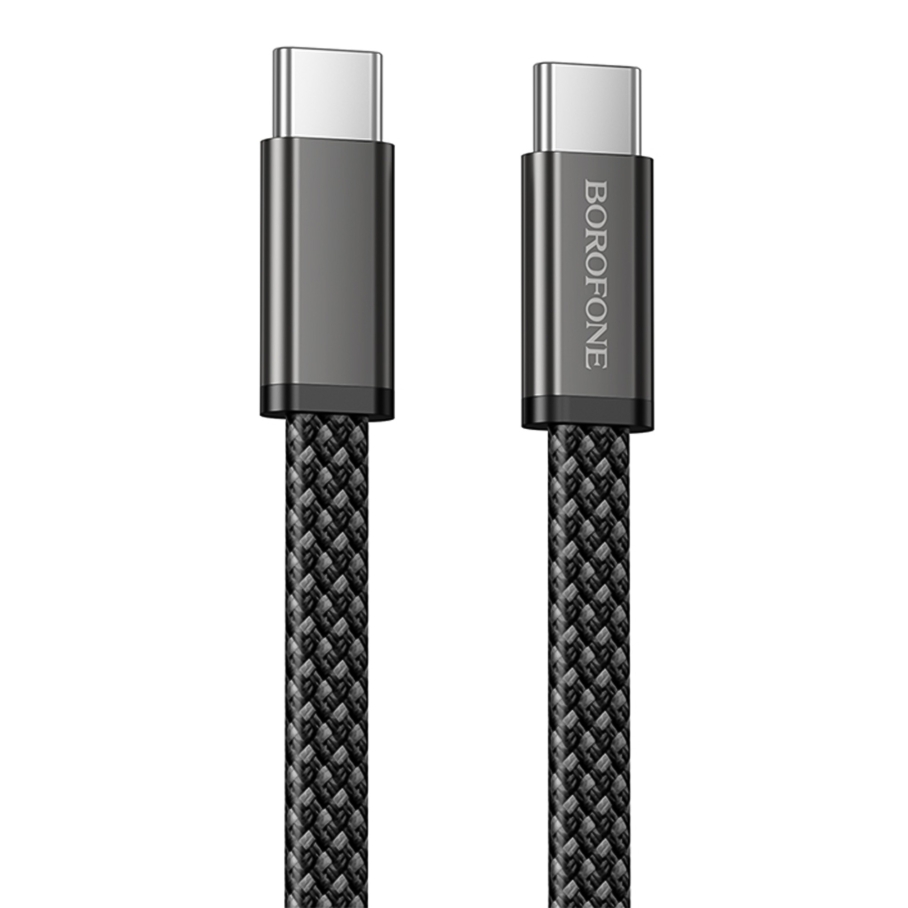 Кабель USB Borofone BX124 Type-C to Type-C 60W Чорний