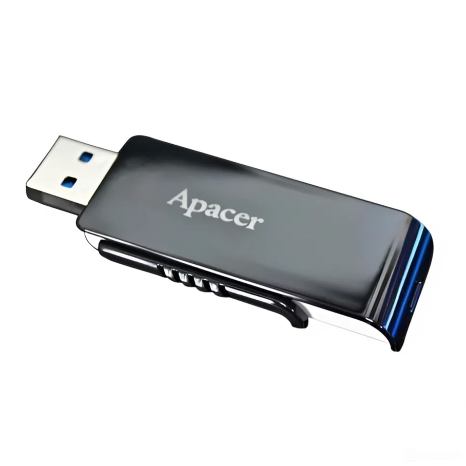USB флеш-накопичувач 3.2 Apacer AH350 128gb Чорний