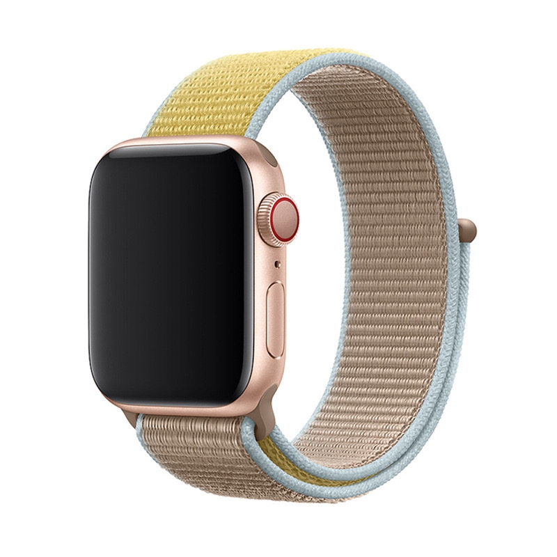 Ремінець для Apple Watch Nylon 42/44/45/49 mm Camel
