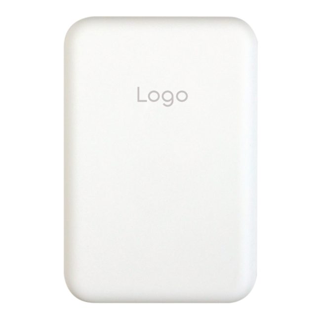 Універсальна Мобільна Батарея Power Bank For IP MagSafe Battery Pack 10000mAh Type-C Logo Бiлий