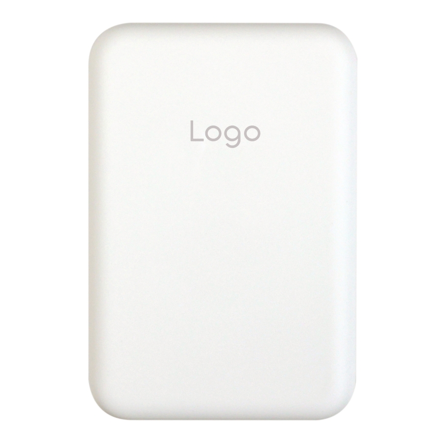 Універсальна Мобільна Батарея Power Bank For IP MagSafe Battery Pack 10000mAh Type-C Logo Бiлий