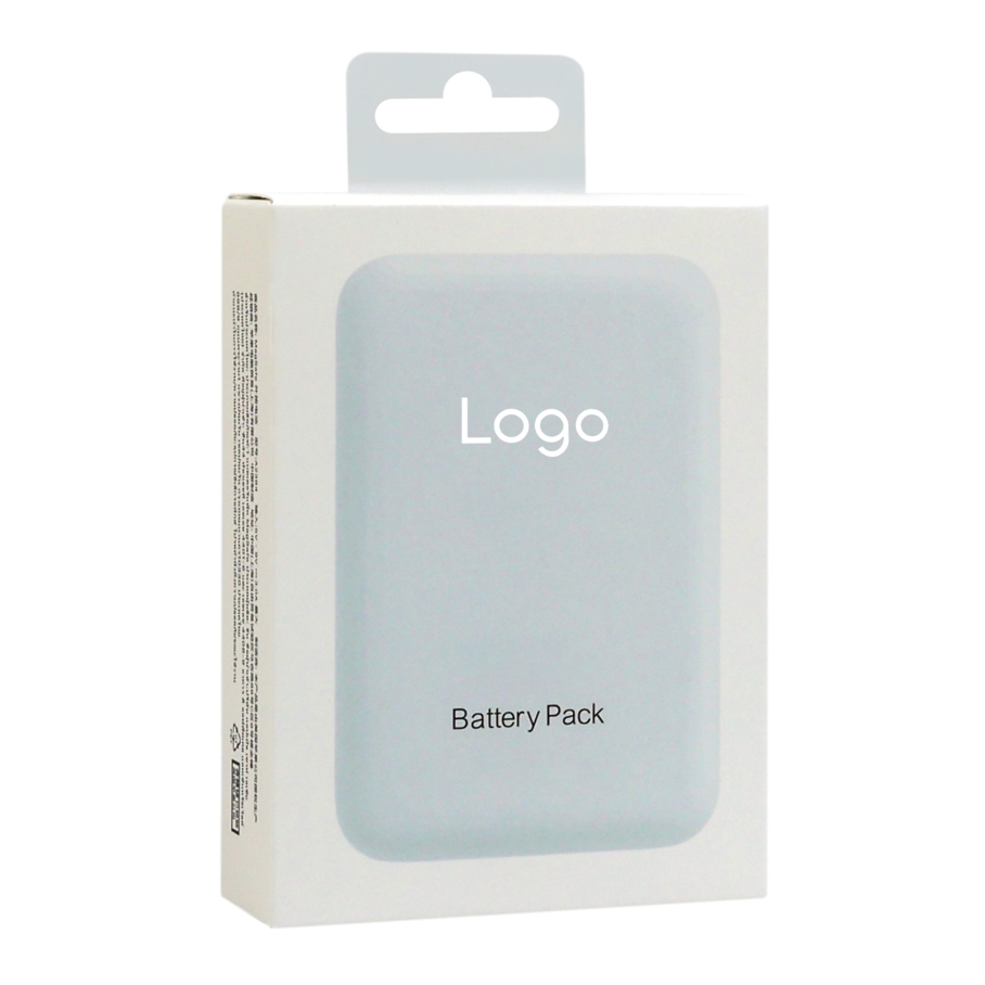 Універсальна Мобільна Батарея Power Bank For IP MagSafe Battery Pack 10000mAh Type-C Logo Бiлий - Зображення 2